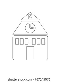 Line school vector