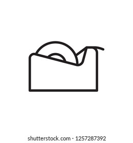 line scotch tape icon vector design
