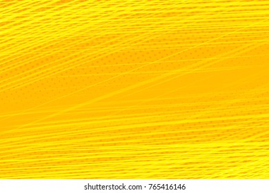 line scratches yellow background. Pop art retro vector illustration