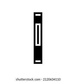 line scroll glyph icon vector. line scroll sign. isolated contour symbol black illustration