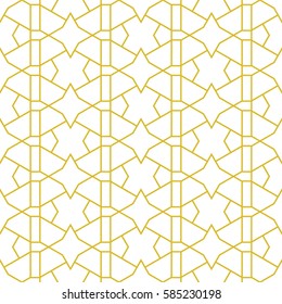 Line seamless background. Geometric ornament for elegant design in retro style. Universal pattern for wallpapers, textiles, fabrics, wrapping papers, packaging boxes etc.