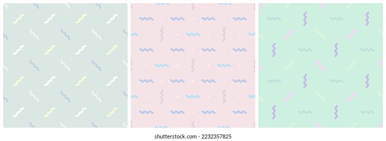 Line seamless pattern, Abstract geometric background, Abstract pattern simple shape, Stripe background set, vector illustration.