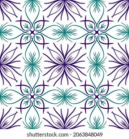 Line seamless pattern isolated. Doodle hand drawn art. Sketch vector stock illustration. EPS 10