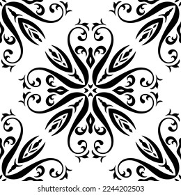 Patrón sin fisuras de línea aislado. Dibujo a mano de Doodle. Esbozar ilustración de material vectorial. EPS 10