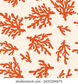 Line seamless pattern. Repeating brain pattern. Black turing shape isolated on white background. Repeated coral lines. Organic texture. Irregular diffusion for design prints. Vector illustration