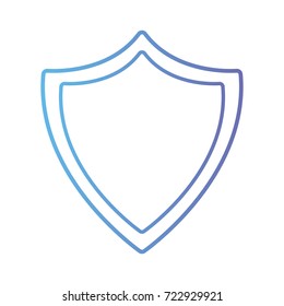 line security shield to technology protection icon
