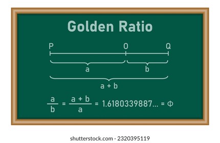 Line segment in the golden ratio in mathematics. math resources for teachers and students.