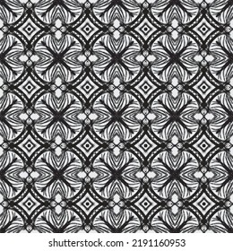 line shading abstract seamless pattern background, monochrome ethnic fabric illustration art ornament art style.