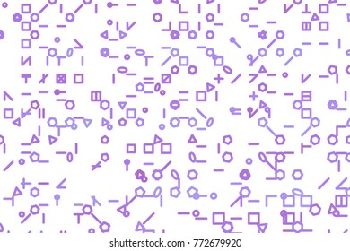 Line or shape illustrations background abstract, artistic texture. Vector isolated on white.