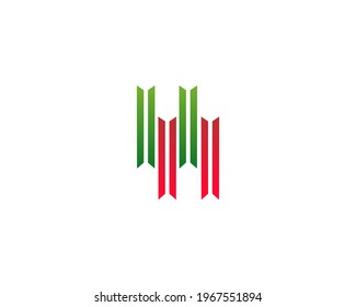 line shape logo design icon concept