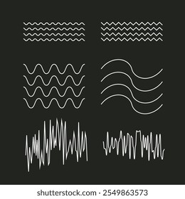 line shape ornaments element abstract