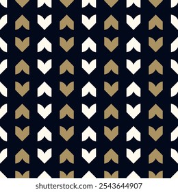 Line shape pattern abstract chevron background elegant design. Repeat geometric elements texture. Modern scarf, dress, shirt textile fabric swatch. Easy to recolor allover print block. Vector graphic.