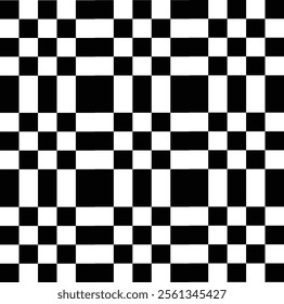 Line shape seamless vector pattern.