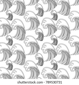 line shape waves pattern background