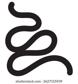  Line Shapes . Dynamic Squiggles, Swirls and Spiral Ribbons. vector illustration . EPS 10 AI