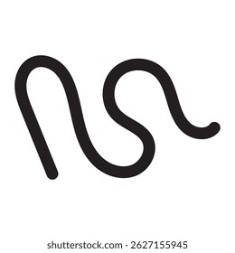  Line Shapes . Dynamic Squiggles, Swirls and Spiral Ribbons. vector illustration . EPS 10 AI