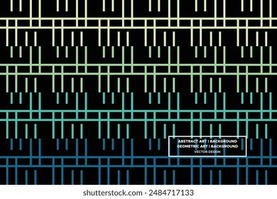 Line Shapes Green and Light Green Colors Geometric Pattern Abstract Pattern Seamless Pattern