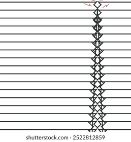 Line sheet with electric tower or electronic vertical structure.