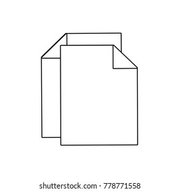 line sheet paper to note business document