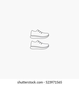 line shoe icon