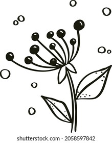 Line sketch bundle silhouette vector