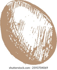 Line Sketch Easter Egg Vector Illustration