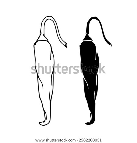 Similar – Image, Stock Photo chili planting agriculture