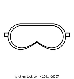 line sleep glasses object to rest fatigue