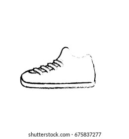 line sneakers element to do exercise with fashion style