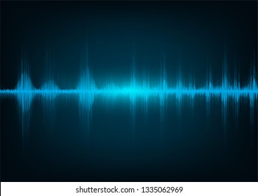 line soundwave abstract background with voice music technology