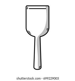 line spatula kitchen utensil that used to cook