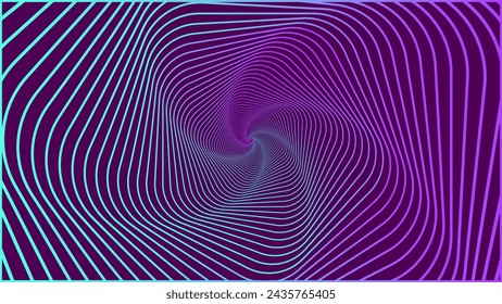 Linienspirale abstrakter Hintergrund. Abstrakte Linie Farbverlauf Hintergrund mit glänzender Farbe kann in Cover-Design, Buch-Design, Poster, Flyer, Website verwendet werden. EPS 10