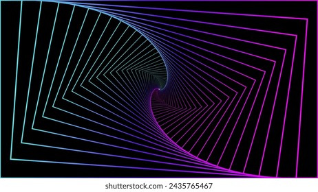 Line spiral abstract background. Abstract line gradient background with shiny color can be used in cover design, book design, poster, flyer, website. EPS 10