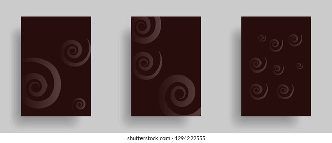 Line spiral abstract background.Curl ornament floral endless waves strokes.Sea aqua water swirl decoration texture.Vector for print or fabric textile.Cover for tile,flyleaf,wrapping. - Vector