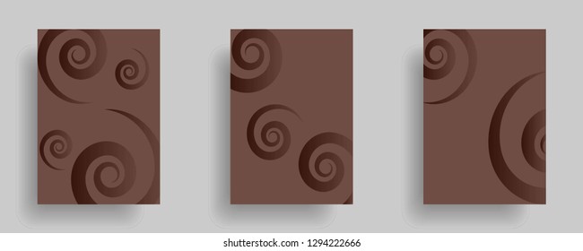 Line spiral abstract background.Curl ornament floral endless waves strokes.Sea aqua water swirl decoration texture.Vector for print or fabric textile.Cover for tile,flyleaf,wrapping. - Vector