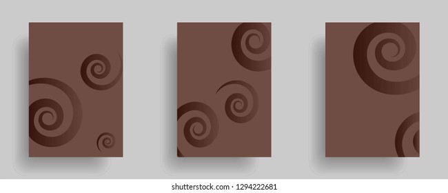 Line spiral abstract background.Curl ornament floral endless waves strokes.Sea aqua water swirl decoration texture.Vector for print or fabric textile.Cover for tile,flyleaf,wrapping. - Vector