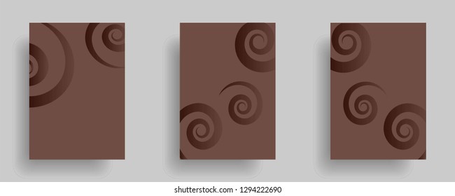 Line spiral abstract background.Curl ornament floral endless waves strokes.Sea aqua water swirl decoration texture.Vector for print or fabric textile.Cover for tile,flyleaf,wrapping. - Vector