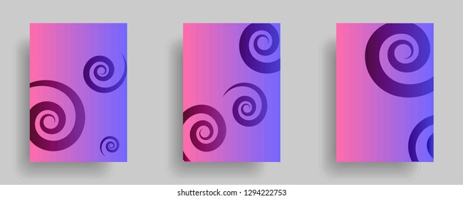 Line spiral abstract background.Curl ornament floral endless waves strokes.Sea aqua water swirl decoration texture.Vector for print or fabric textile.Cover for tile,flyleaf,wrapping. - Vector