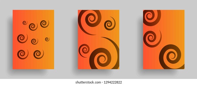 Line spiral abstract background.Curl ornament floral endless waves strokes.Sea aqua water swirl decoration texture.Vector for print or fabric textile.Cover for tile,flyleaf,wrapping. - Vector