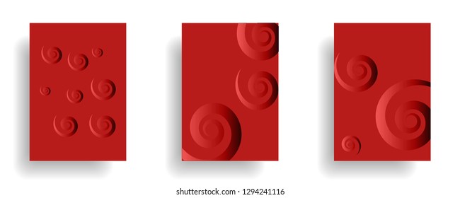 Line spiral abstract background.Curl ornament floral endless waves strokes.Sea aqua water swirl decoration texture.Vector for print or fabric textile.Cover for tile,flyleaf,wrapping. - Vector