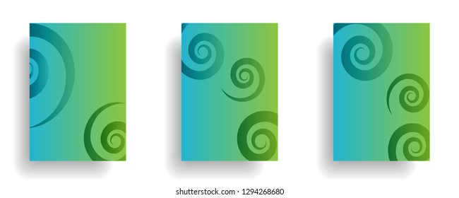 Line spiral abstract background.Curl ornament floral endless waves strokes.Sea aqua water swirl decoration texture.Vector for print or fabric textile.Cover for tile,flyleaf,wrapping. - Vector