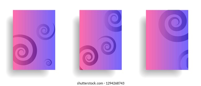 Line spiral abstract background.Curl ornament floral endless waves strokes.Sea aqua water swirl decoration texture.Vector for print or fabric textile.Cover for tile,flyleaf,wrapping. - Vector