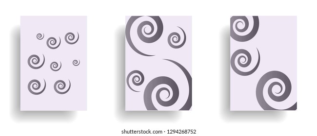 Line spiral abstract background.Curl ornament floral endless waves strokes.Sea aqua water swirl decoration texture.Vector for print or fabric textile.Cover for tile,flyleaf,wrapping. - Vector