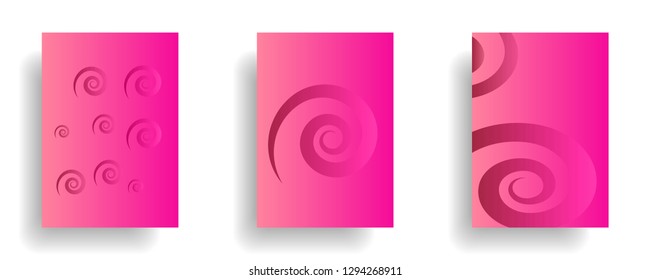 Line spiral abstract background.Curl ornament floral endless waves strokes.Sea aqua water swirl decoration texture.Vector for print or fabric textile.Cover for tile,flyleaf,wrapping. - Vector