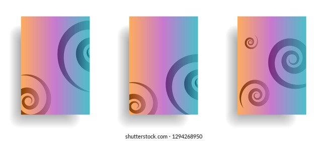 Line spiral abstract background.Curl ornament floral endless waves strokes.Sea aqua water swirl decoration texture.Vector for print or fabric textile.Cover for tile,flyleaf,wrapping. - Vector