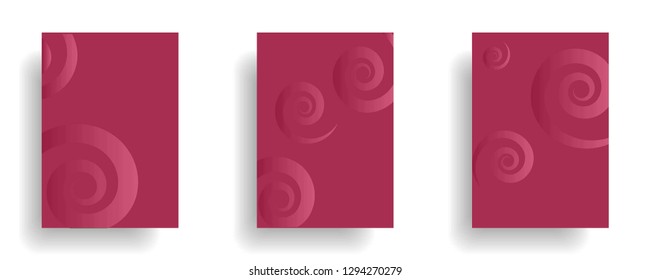 Line spiral abstract background.Curl ornament floral endless waves strokes.Sea aqua water swirl decoration texture.Vector for print or fabric textile.Cover for tile,flyleaf,wrapping. - Vector