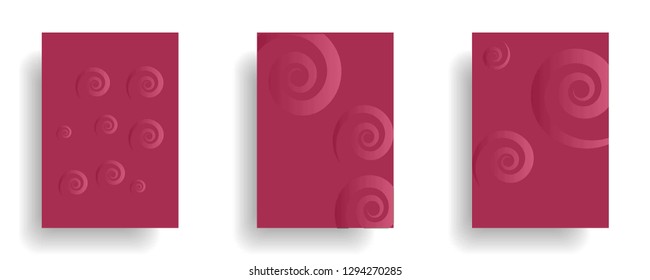 Line spiral abstract background.Curl ornament floral endless waves strokes.Sea aqua water swirl decoration texture.Vector for print or fabric textile.Cover for tile,flyleaf,wrapping. - Vector