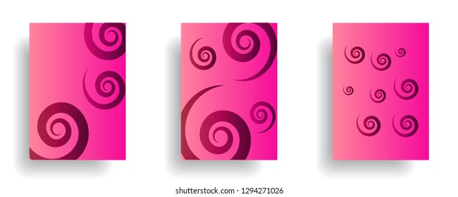 Line spiral abstract background.Curl ornament floral endless waves strokes.Sea aqua water swirl decoration texture.Vector for print or fabric textile.Cover for tile,flyleaf,wrapping. - Vector