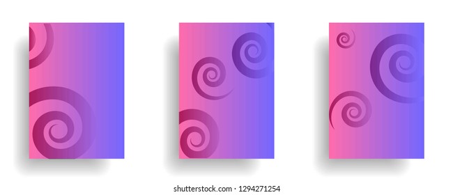 Line spiral abstract background.Curl ornament floral endless waves strokes.Sea aqua water swirl decoration texture.Vector for print or fabric textile.Cover for tile,flyleaf,wrapping. - Vector