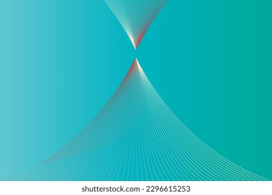 Line spiral contact abstract vector background